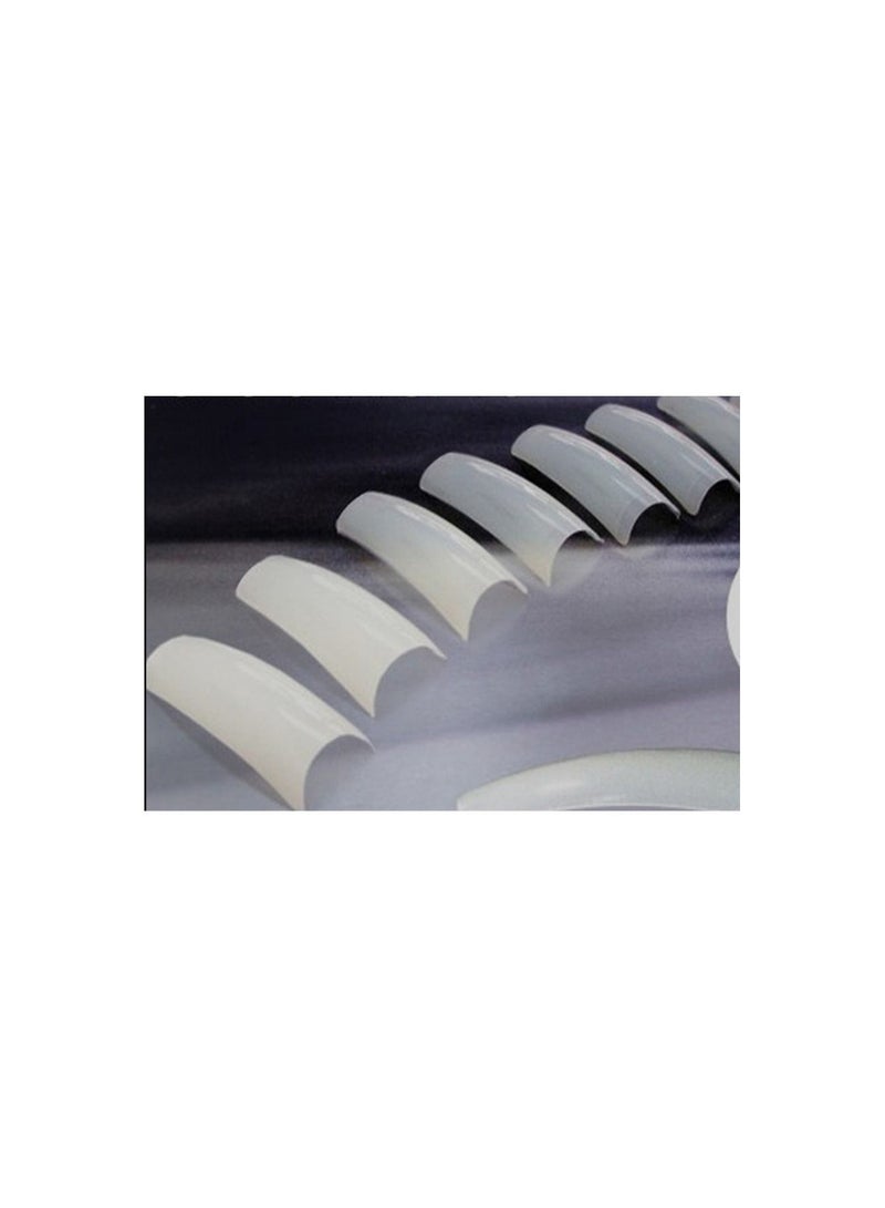 LA PERLA TECH  Natural Curve nail tips Nails Full Cover for Acrylic Nail Extension 10 SIZES 500 PICS - Image 2