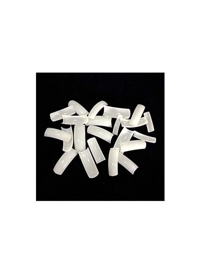 LA PERLA TECH  Natural Curve nail tips Nails Full Cover for Acrylic Nail Extension 10 SIZES 500 PICS - Image 3
