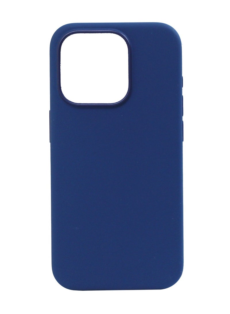 Max & Max iPhone 15 Pro Max Silicone Case with MagSafe – Shockproof, Wireless Charging Compatible, Smooth Grip Cover (Blue) - Image 1