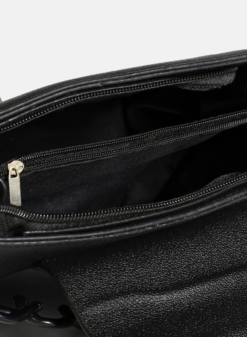 Haute Sauce Vanessa Black Handbag