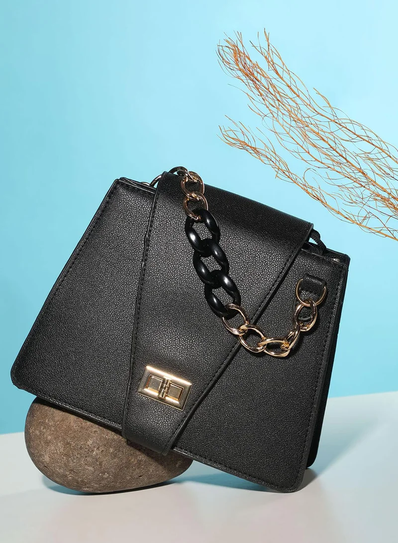 Haute Sauce Vanessa Black Handbag