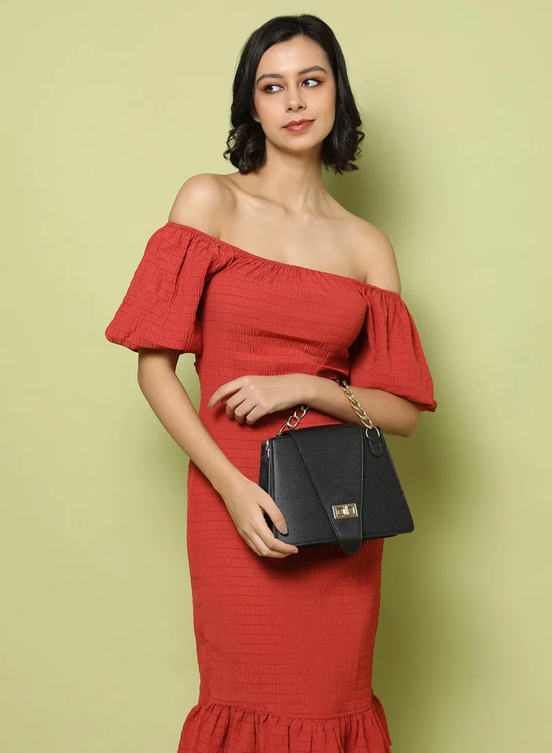 Haute Sauce Vanessa Black Handbag