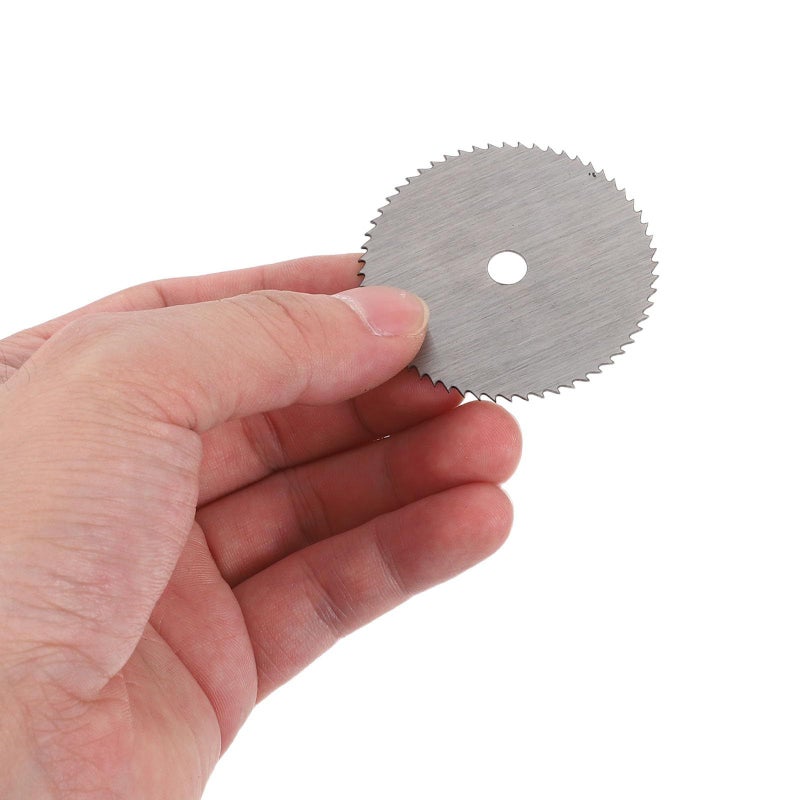 Mini 31 Piece Cutting Disc Set With Mandrel Attachment Rotary Tool Kit Includes Metal Abrasive Circular Cutting Blades For Wood And Metal Rotary Accessories - Image 5