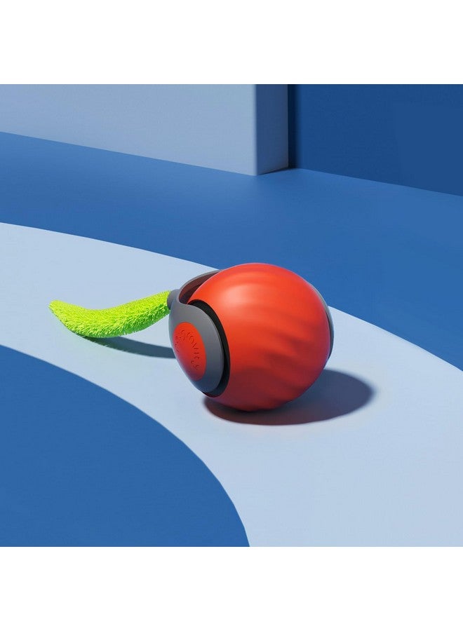 Petgravity Speedy Sprint Ball Toy for Cat Type-C Rechargeable Interactive Cats Toy Orange - Image 1