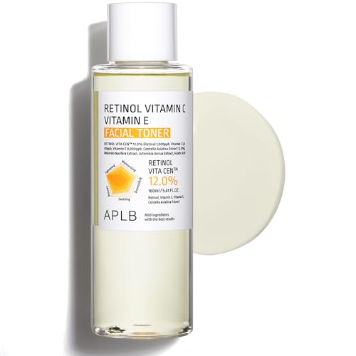APLB Retinol Vitamin C Vitamin E Facial Toner Retinol VITA CEN 120 541 FLOZKorean Skincare Replenishing Moisture Revitalize for Gentle and Improve Skin Texture Through Retinol - Image 1