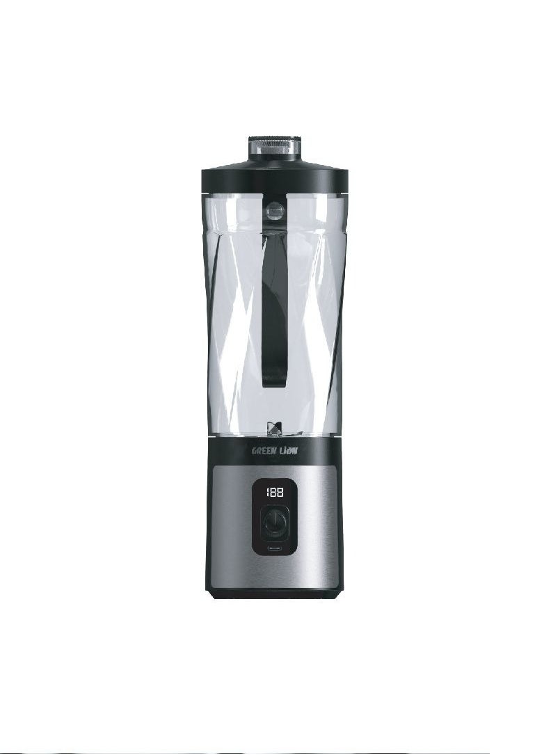 GREEN LION ProJet Blender 600ml / Portable /10-15min Quick Breakfast Smoothie & Juices or Shakes / Six Powerful Blades Capable of Mixing Fruits & Vegetables - Black  - Image 1
