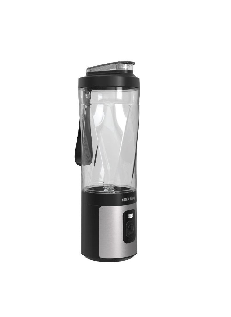 GREEN LION ProJet Blender 600ml / Portable /10-15min Quick Breakfast Smoothie & Juices or Shakes / Six Powerful Blades Capable of Mixing Fruits & Vegetables - Black  - Image 2