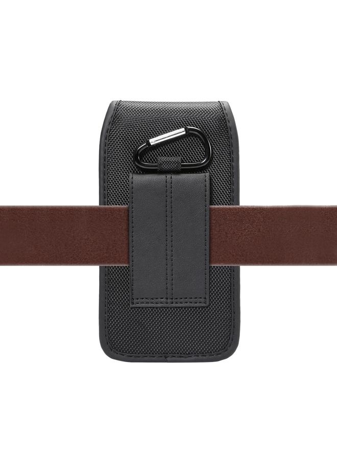 S-TOP Case For 6.4-6.9 inch Universal Nylon Cloth Mobile Phone Waist Bag with Card Slot - Image 5