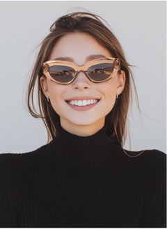 flâneur Flaneur Cats Eye Polarized Sunglasses - UV Protection Shades, Lightweight, Trendy Sunglasses for Women & Men, Scratch-Resistant, Designer Eyewear Accessories, Fashion Goggles with Polarized Lens  - Image 2