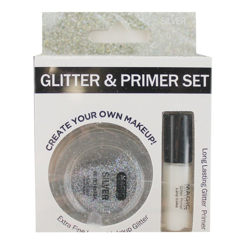 MAGIC COLLECTION Multi Purpose GLITTER  PRIMER SET Silver