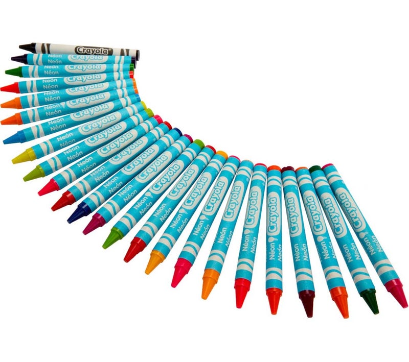 Crayola Neon Crayons for Kids (24ct), Includes 16 Glow in The Dark Colors, Kids Art Supplies, Gift for Girls & Boys, Ages 3+ - Image 3