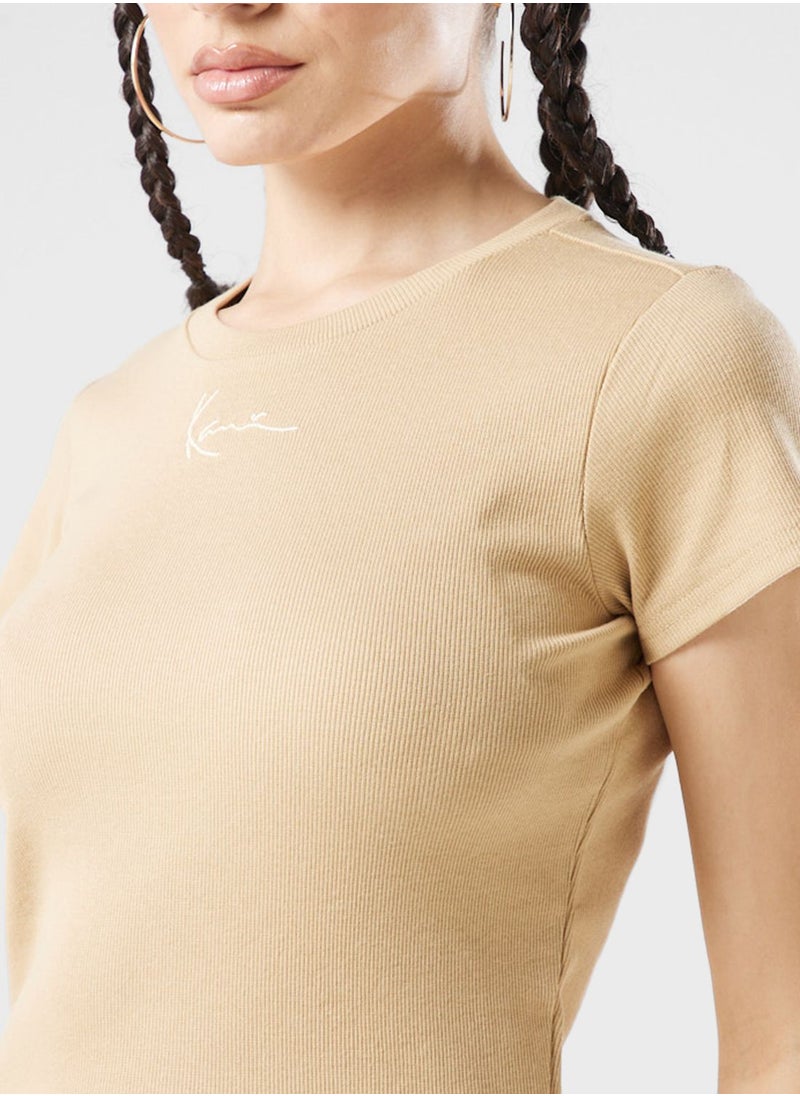 Karl Kani - Small Signature Rib T-Shirt - Image 1