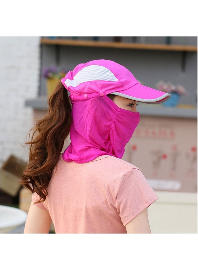 DubaiGallery New Summer Quick Dry Cool Fold Baseball Cap Women Breathable Uv Protection Neck Cover Sun Hat Outdoor Men Hiking  - Image 2