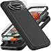 YKHJKLEC for Google Pixel 10 Pro XL Case Military Grade 3 in 1 Heavy Duty ShockproofDrop ProofDust Proof Case with 2Pcs Tempered Glass Screen Protector Camera Lens Protector BlackBlack - Image 2