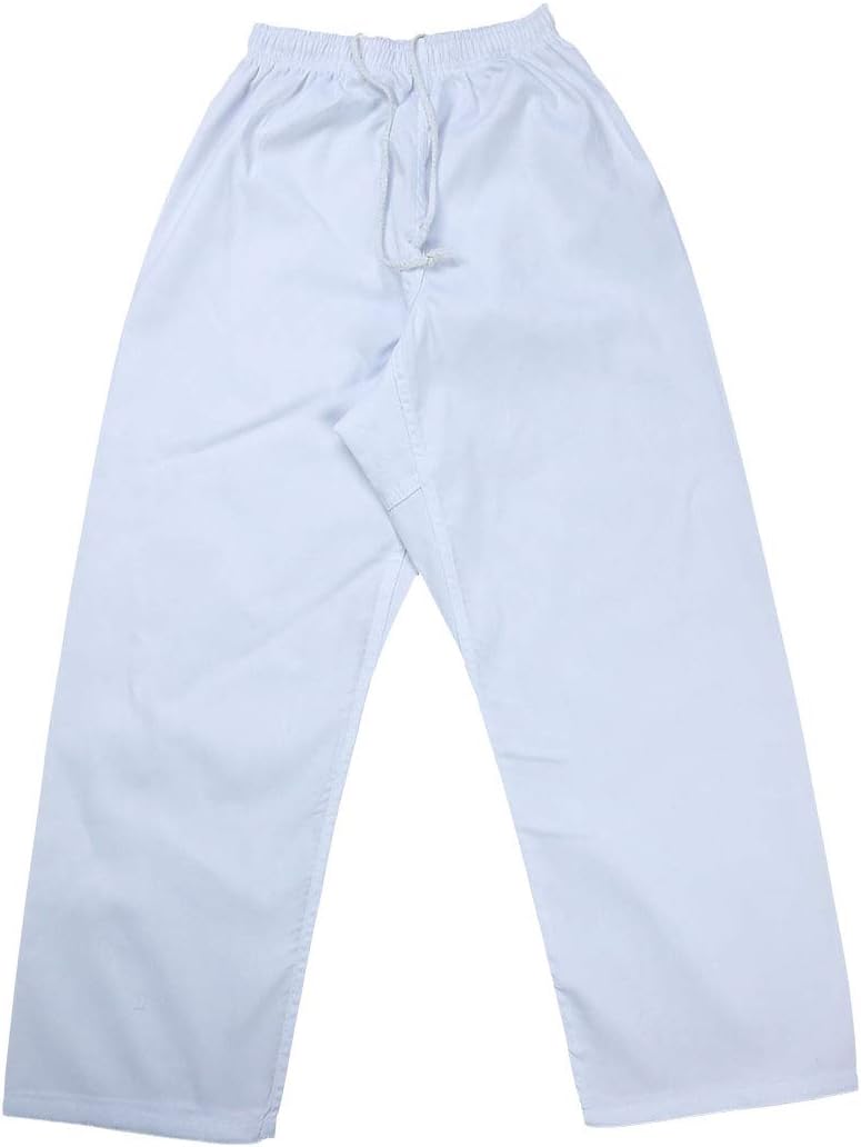 FLUORY Karate Uniform with Free Belt, White Karate Gi for Kids & Adult Size 000-6 - Image 4