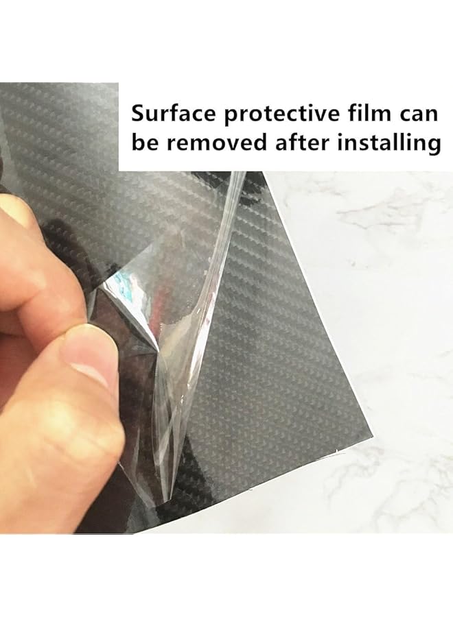 X Spring 5D Carbon Fiber Vinyl Wrap, Premium Car Stickers (60X150Cm) - Self-Adhesive, Waterproof, Bubble-Free Decals For Vehicle Exterior & Interior Customization - Image 4