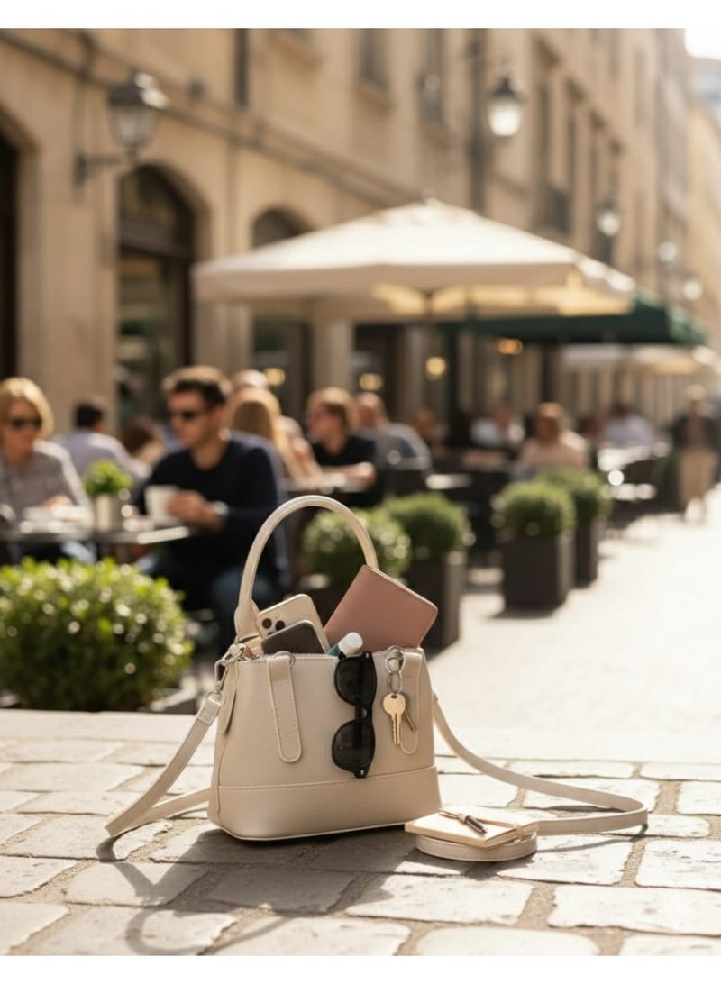 ميني باج جلد طبيعي كروس بستايل عصري - Image 3