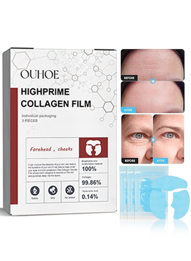 OUHOE Highprime Collagen Film Anti Wrinkle Patch For Smoother Skin Forehead Anti Wrinkle Patch Effective Facial Anti Wrinkle Patch Hydrates and Rejuvenates Skin - Image 1