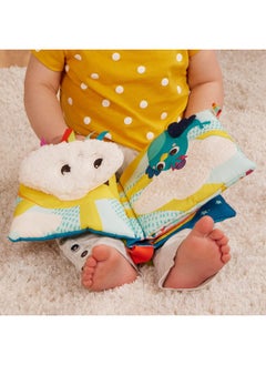 B. Toys B. toys- B. baby - Interactive Soft Baby Book - Rainbow Sunshine- Baby Developmental toy- Cloth Book for Babies - Sensory Features - 6 Months +  - Image 2