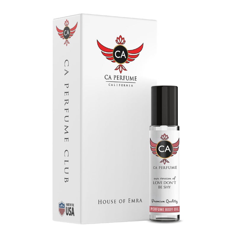 CA Perfume Impression of Love Donâ€™t Be Shy for Women Eau De Parfum Amber Scent Long Lasting Perfumes for Women Travel Size TSA Ready for Day and Night Wear 0.33 Fl Oz 10ml - Image 1