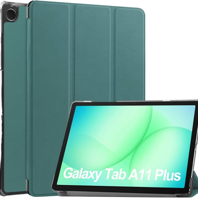 AD Green Samsung Tab Folio Case Compatible with Samsung Galaxy Tab A11 / Samsung Galaxy Tab A9 with Protective Cover Stand Function and Daily Tablet Carry - Image 4