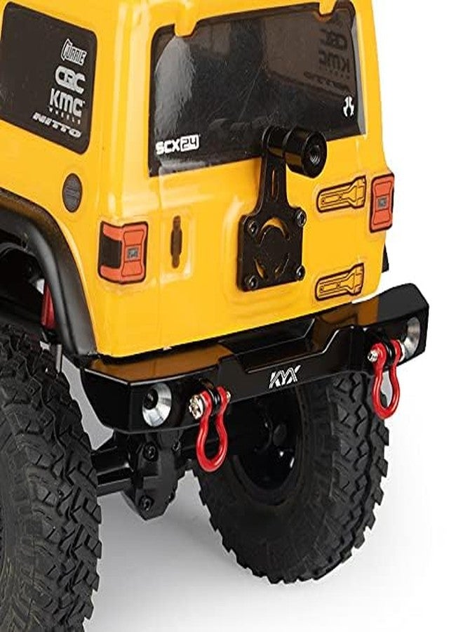KYX Racing Aluminum Alloy Rear Bumper Upgrades Parts Accessories for 1/24th Scale RC Crawler Car Axial SCX24 JLU AXI00002 - Image 5