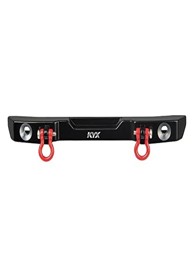 KYX Racing Aluminum Alloy Rear Bumper Upgrades Parts Accessories for 1/24th Scale RC Crawler Car Axial SCX24 JLU AXI00002 - Image 2