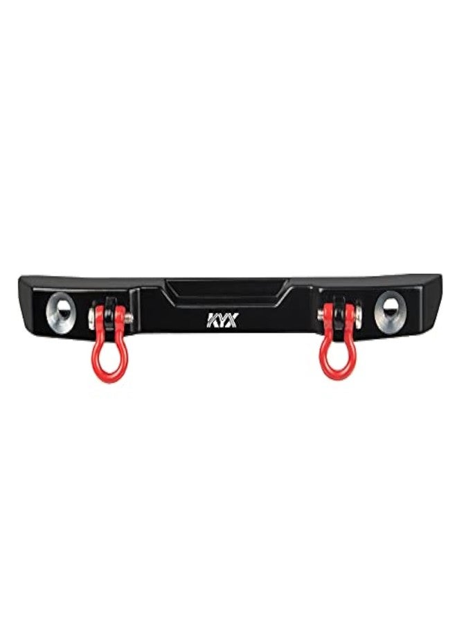 KYX Racing Aluminum Alloy Rear Bumper Upgrades Parts Accessories for 1/24th Scale RC Crawler Car Axial SCX24 JLU AXI00002 - Image 1