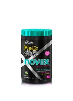 NOVEX Mystic Black Deep Conditioning Mask Baobab Oil Protects Adds Moisture Controls Frizz Enhances Shine Rich In Vitamin A C D And E Omega 3 6 And 9 (400G/14.1 Oz  - Image 3