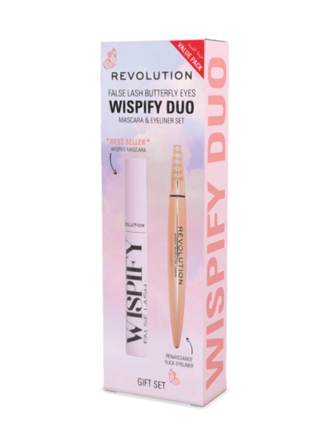 Makeup Revolution Revolution Wispify Duo Mascara & eyeliner set 