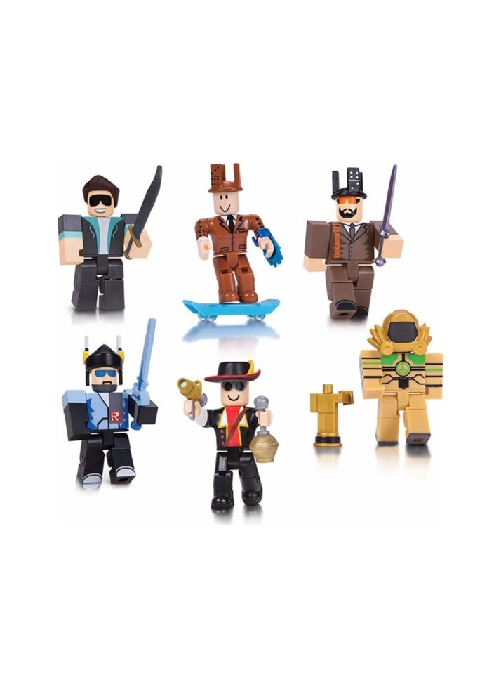 ROBLOX - Game 6 Doll Model Series Character Figure Collection Toys Set, Legends of Roblox Action Figure Box Set - Image 1