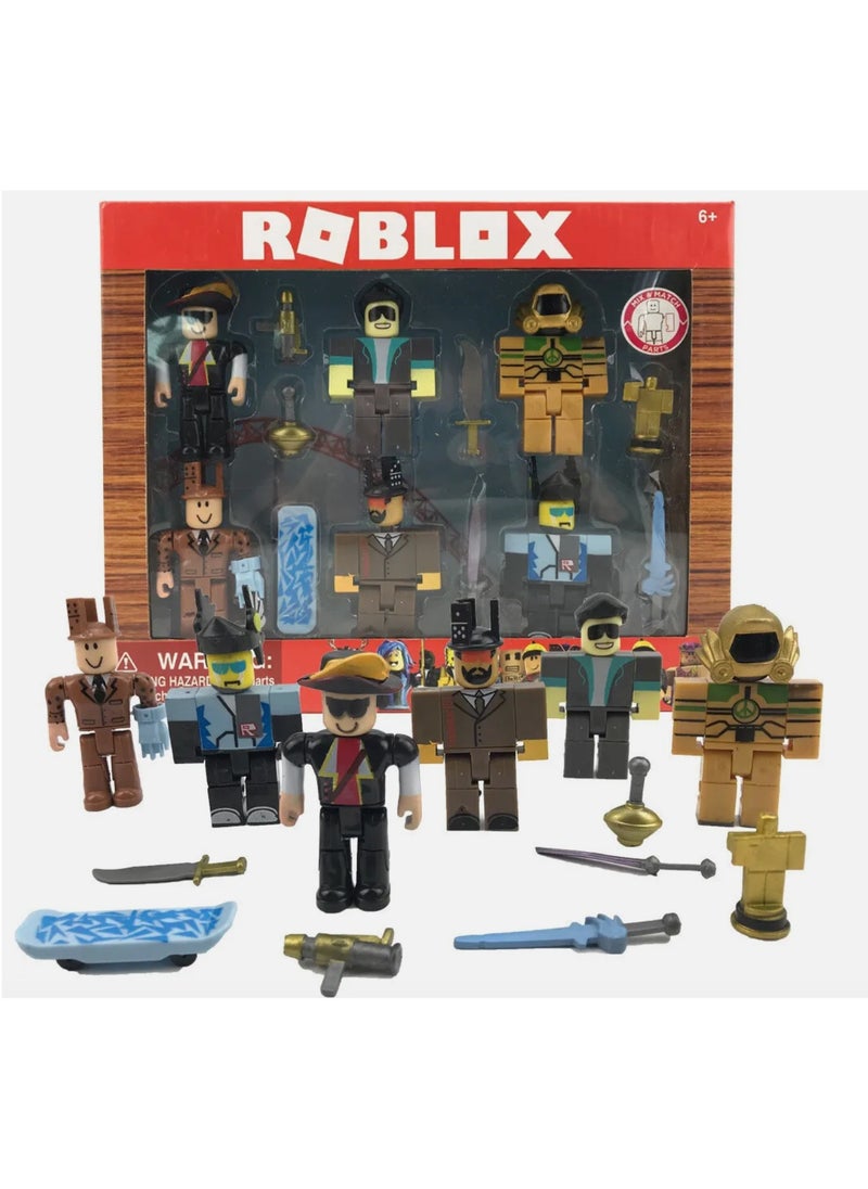 ROBLOX - Game 6 Doll Model Series Character Figure Collection Toys Set, Legends of Roblox Action Figure Box Set - Image 1