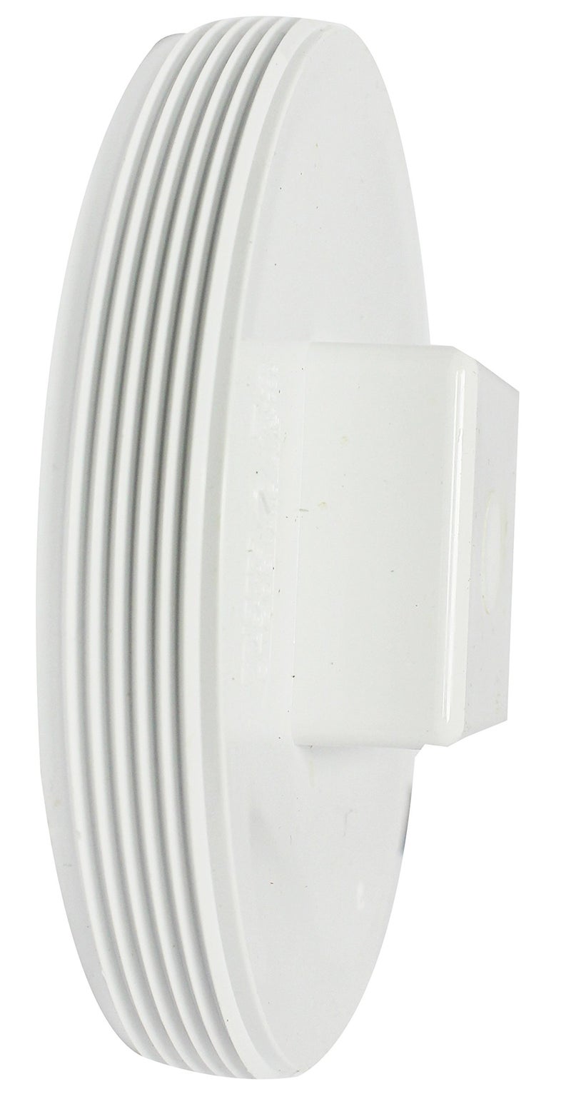 Canplas 193057S PVC DWV Cleanout Plug with Line 6Inch