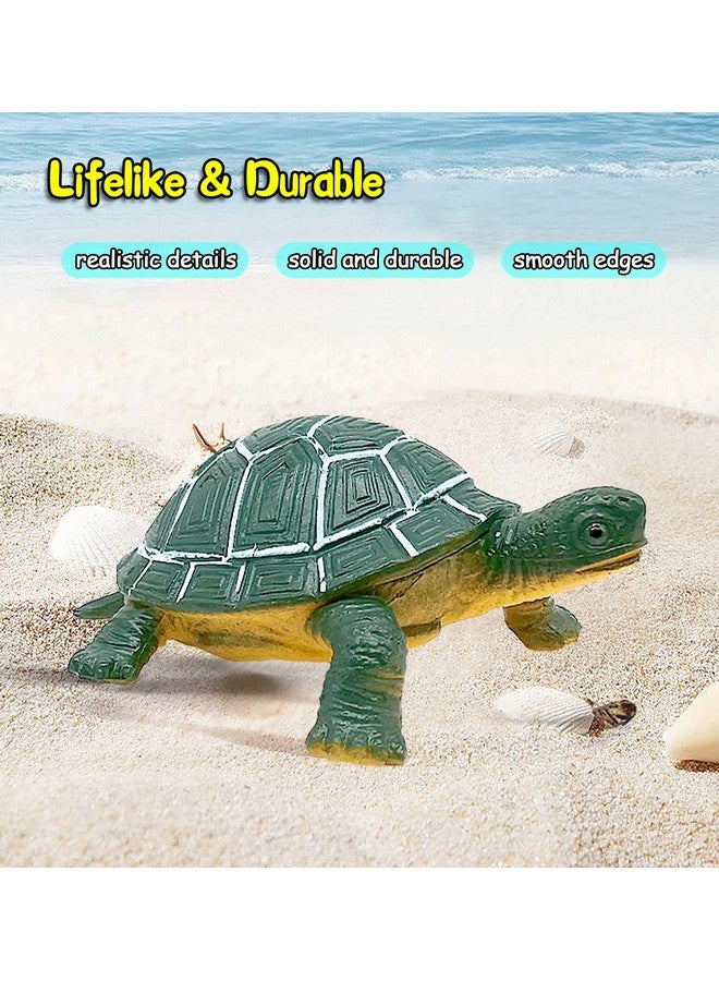 KECIABO مجسمات حيوانات البحر KECIABO، 12 قطعة ألعاب استحمام بلاستيكية ناعمة واقعية للأطفال، الأولاد، والبنات - Image 4