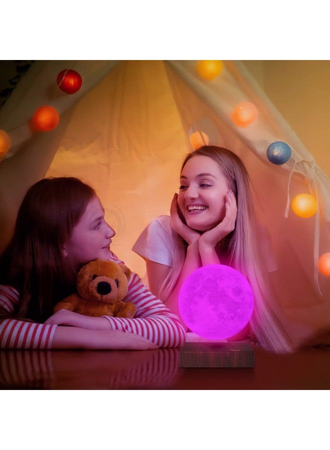 VGAzer Moon Lamp 3D Printing Magnetic Levitating Moon Light Lamps for Home、Office Decor, Creative Gift-6 Inch,Has 16 Colors 20 Modes - Image 5