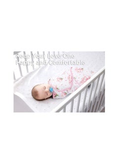 ORiTi 3 Pack Swaddle Blankets for Baby Girls Boys, Adjustable Infant Newborn Swaddle Sack Baby Wraps Soft Cotton Swaddle Sack  - Image 3