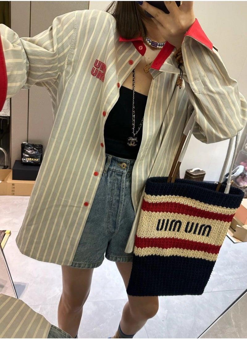 Miu Miu Miu Miu handbag woven bag  - Image 2