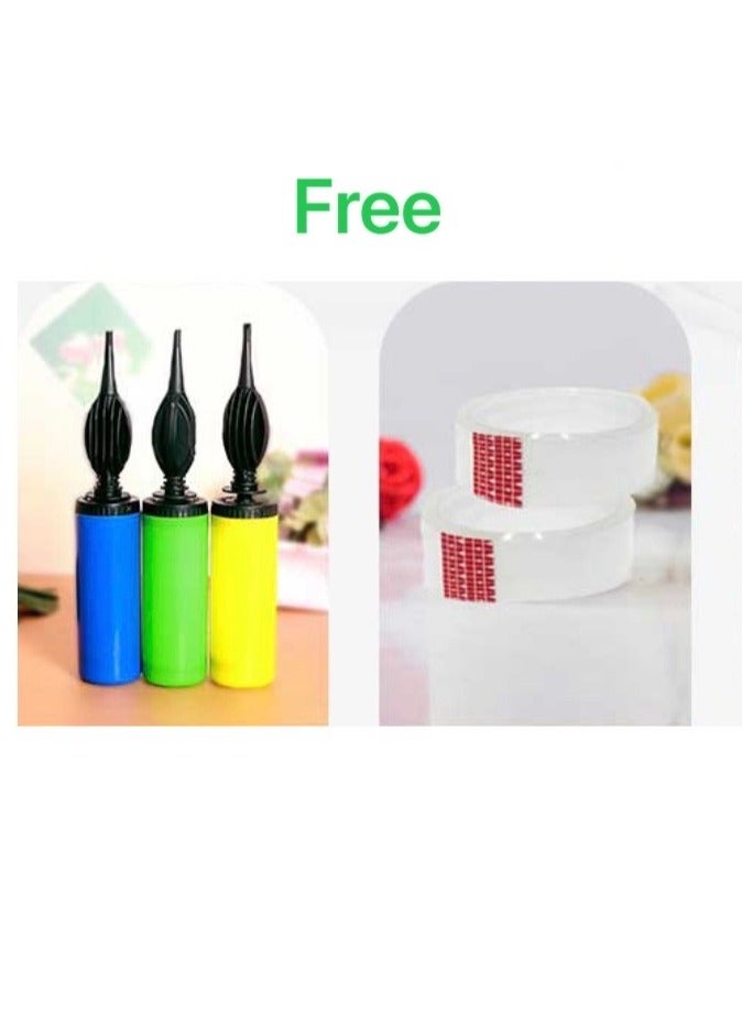 اي اي اي جين، 31 قطعة، بيبا بيج 73 سم، جورج 51 سم، لوازم حفلات بالونات ملونة لتزيين أعياد الميلاد، حفلات أعياد ميلاد الأولاد والبنات \ الأطفال الرضع \ الأطفال، ديكورات، إعداد (مجانًا: منفاخ، شريط لاصق، شريط) - Image 2