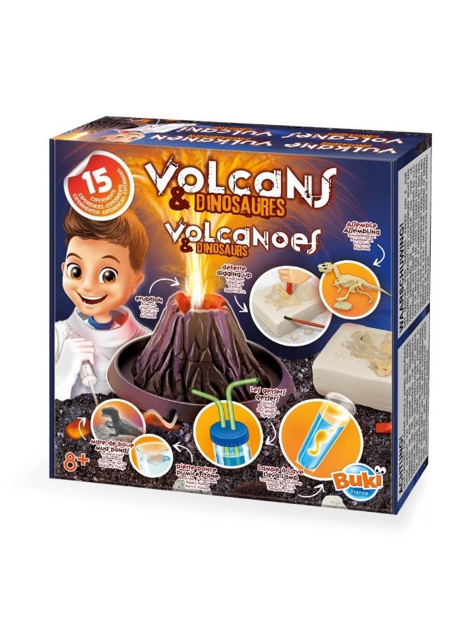 Buki France مجموعة العلوم DIY للبراكين والديناصورات - Image 2