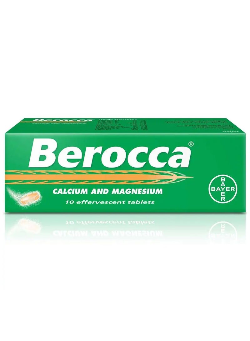 Berocca Calcium And Magnesium Effervescent Tablets 10's - Image 1