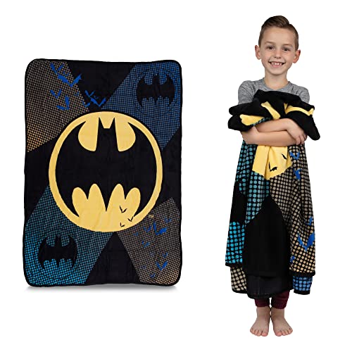Franco Kids Bedding Super Soft Micro Raschel Throw 46 in x 60 in Batman