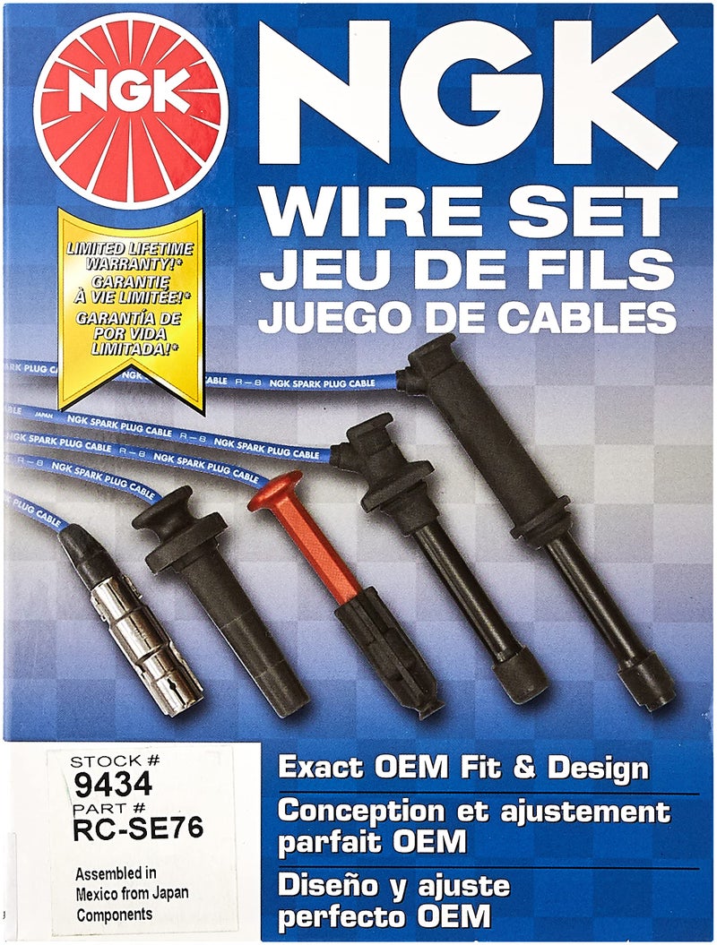 NGK (9434) RC-SE76 Spark Plug Wire Set - Image 3