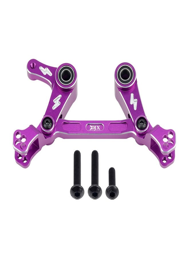 ذراع توجيه محمل من الألومنيوم CNC من DJX لسيارات التحكم عن بعد Arrma Big Rock 4x4 3s BLX، وSenton 4x4 3s BLX، وTyphon 4x4 3s BLX، وOutcast 4x4 4s BLX، وKraton 4x4 4s BLX، وغيرها من قطع غيار سيارات التحكم عن بعد (بنفسجي) - Image 1