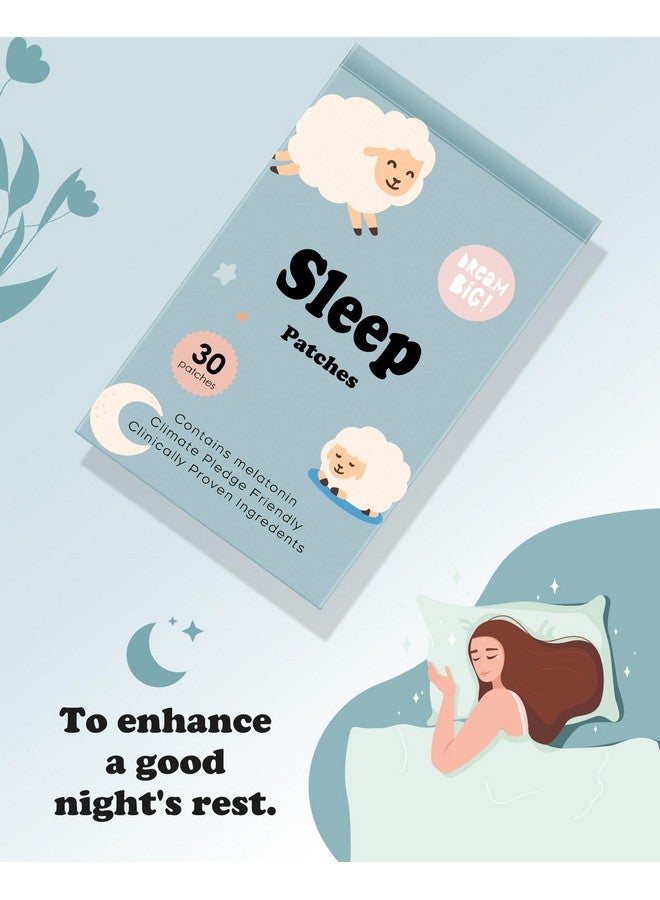 RAAYAM RAAYAM Sleep Patches, 30 Pack Upgraded Deep Sleep Patches for Adults, All Natural Deep Patch, for Men and Women, Cruelty Free Water Resistant Patch That Last All Night  - Image 2