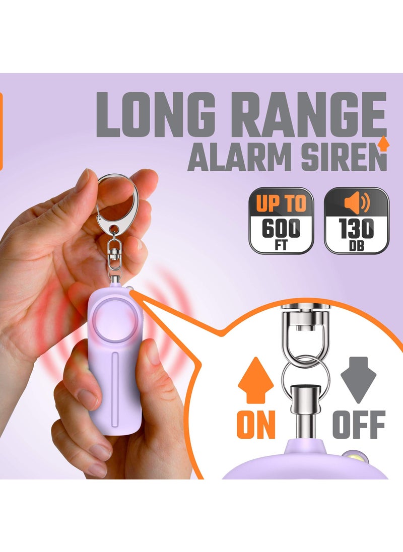 Y&D - Personal Alarm, Safety Panic Alarm Keychain, Emergency Self Defence, 130 dB Loud Siren Protection Device with LED Light, Simple Operation Reusable for Women Kids Elders - Image 1