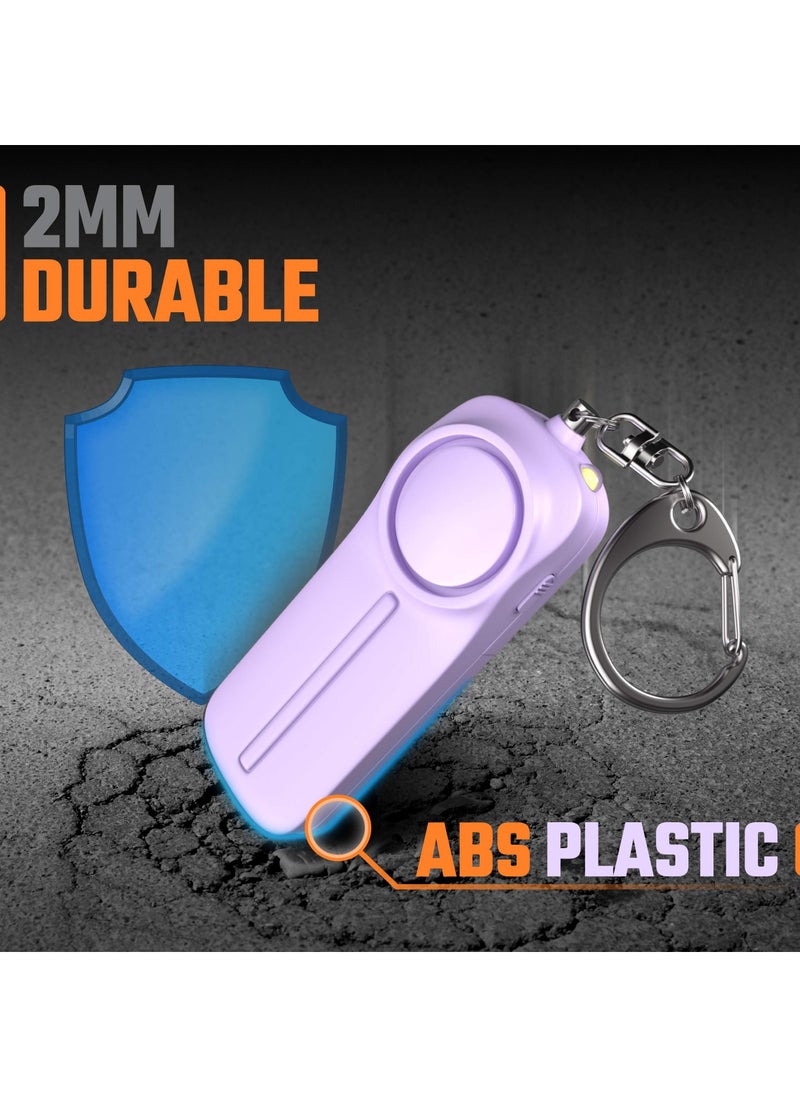 Y&D - Personal Alarm, Safety Panic Alarm Keychain, Emergency Self Defence, 130 dB Loud Siren Protection Device with LED Light, Simple Operation Reusable for Women Kids Elders - Image 1