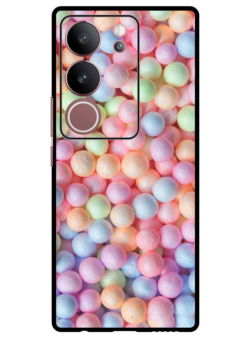 Theodor Protective Case Anti Scratch Shock Proof Bumper Cover For Vivo S17 - S17 Pro Colourfull Balls - Image 1