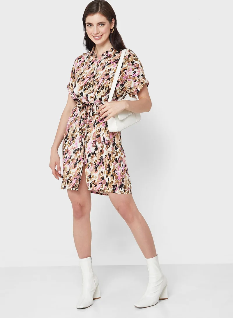 VERO MODA Printed Shirt Dress