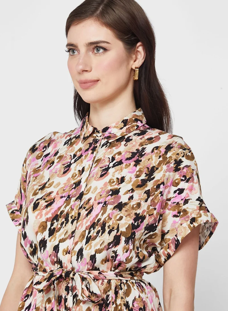 VERO MODA Printed Shirt Dress