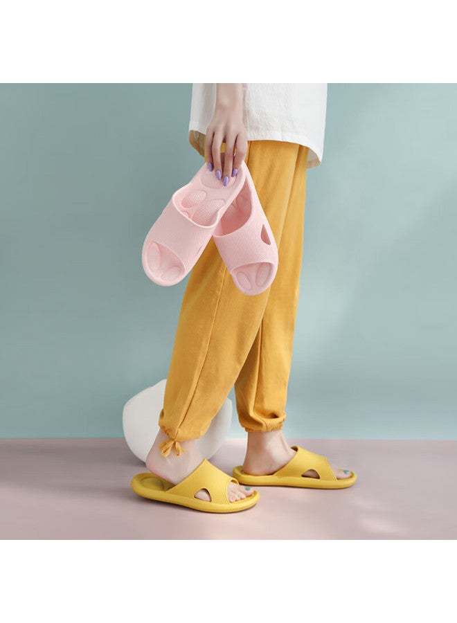 GUOLUOFEI Guoluofei Couple's Massage Bathroom Slippers, Home Indoor Summer Bathroom Slippers For Men And Women, Pink, Size 39-40  - Image 2